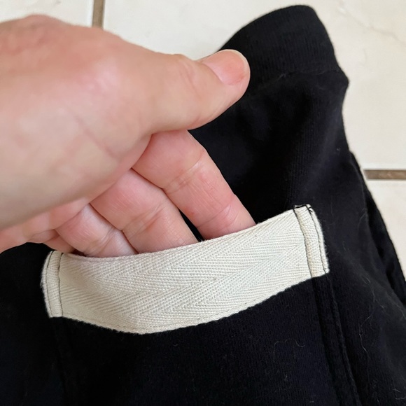 FP BEACH FREE PEOPLE Black Terry Cotton High Rise Drawstring Sweat Shorts Sz XS - Picture 6 of 6